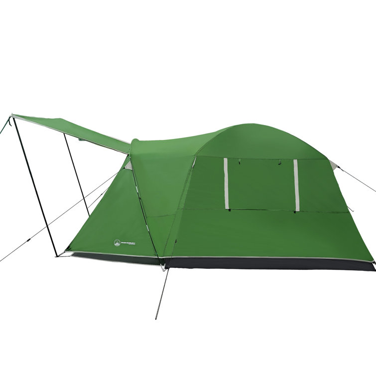 Tent with outlet porch